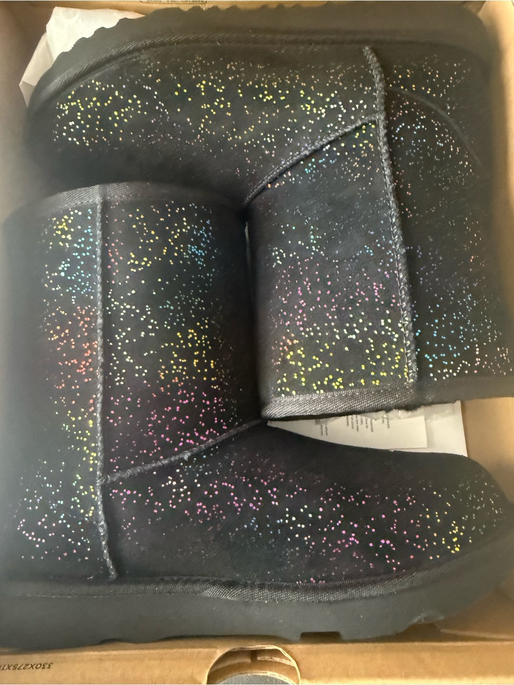 UGG Black Rubber Sole Boots